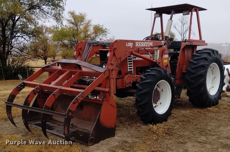 image for item DK8869 Hesston 80-66 DT  MFWD tractor