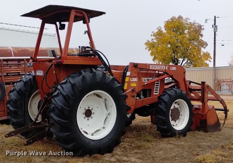 image for item DK8869 Hesston 80-66 DT  MFWD tractor