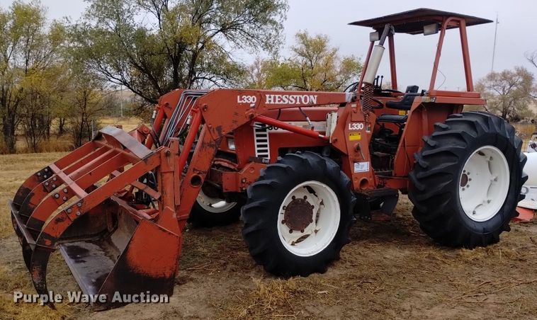 image for item DK8869 Hesston 80-66 DT  MFWD tractor