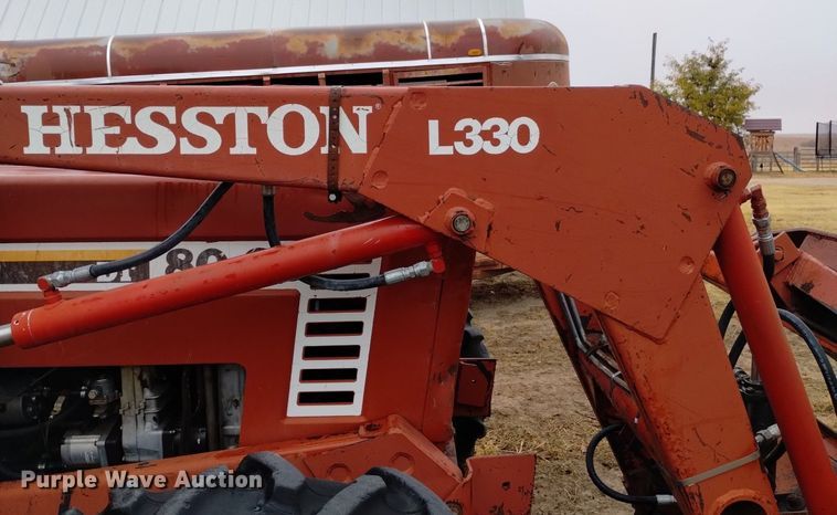 image for item DK8869 Hesston 80-66 DT  MFWD tractor