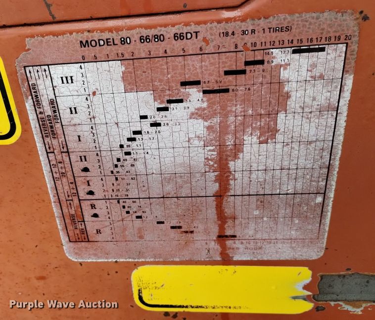 image for item DK8869 Hesston 80-66 DT  MFWD tractor