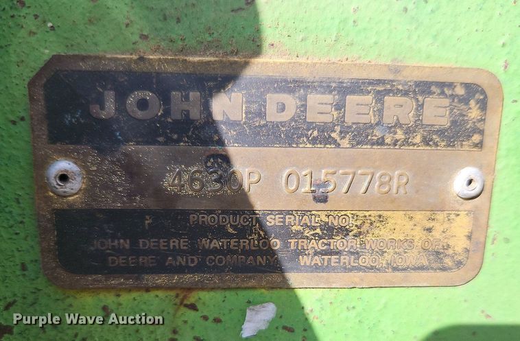 image for item DN7027 John Deere 4630P  tractor