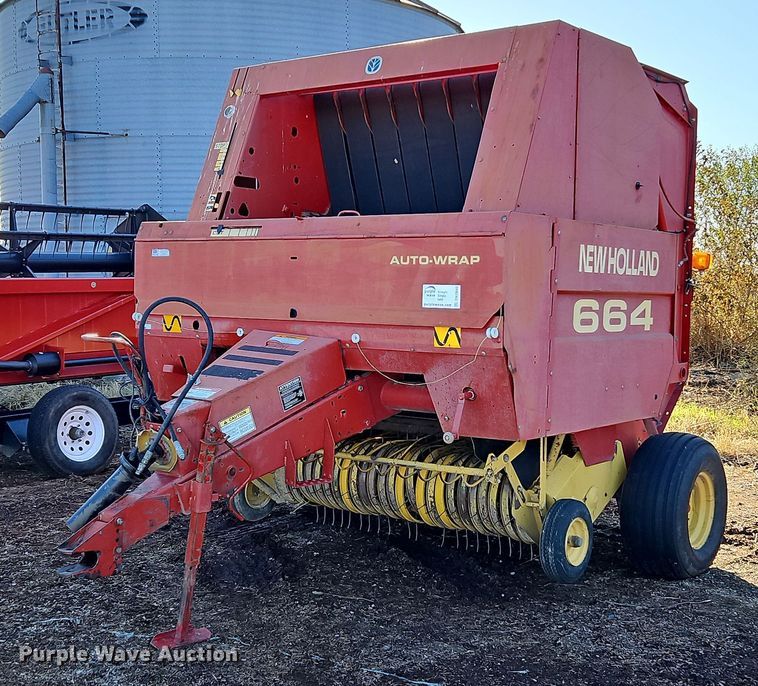 image for item DN7046 New Holland 664  round baler