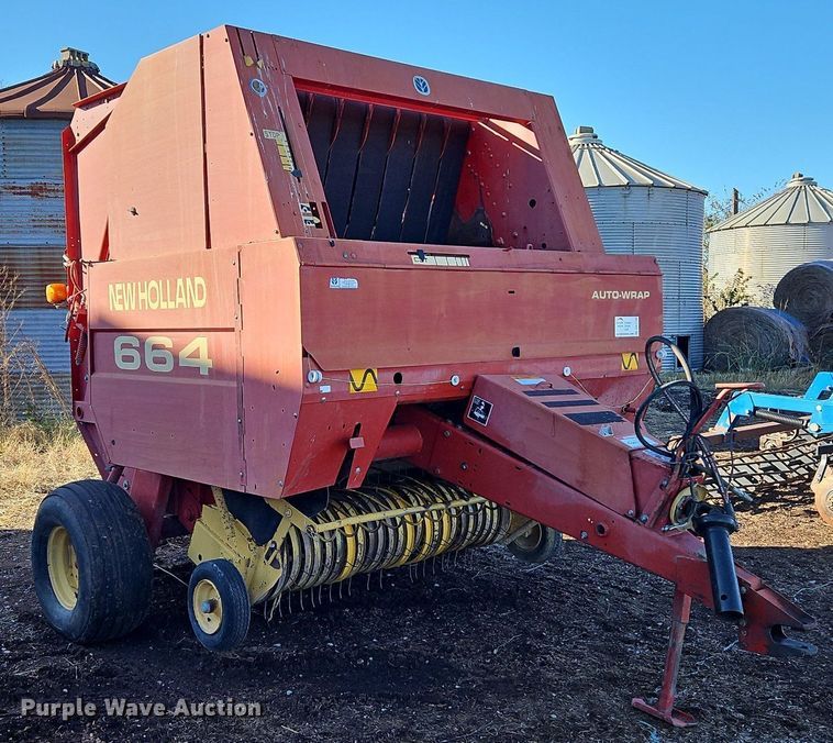 image for item DN7046 New Holland 664  round baler