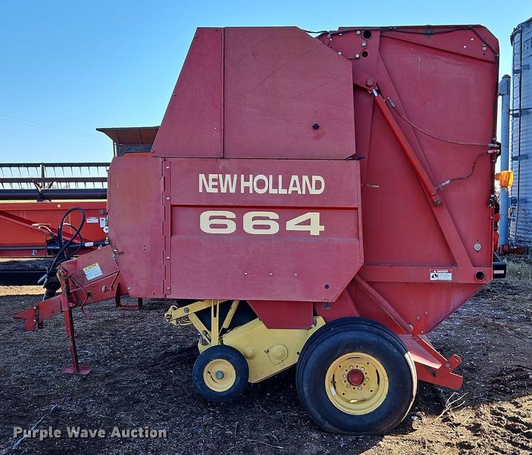 image for item DN7046 New Holland 664  round baler