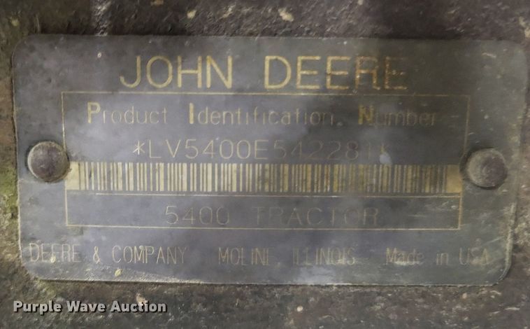 image for item DO4709 1996 John Deere 5400  tractor