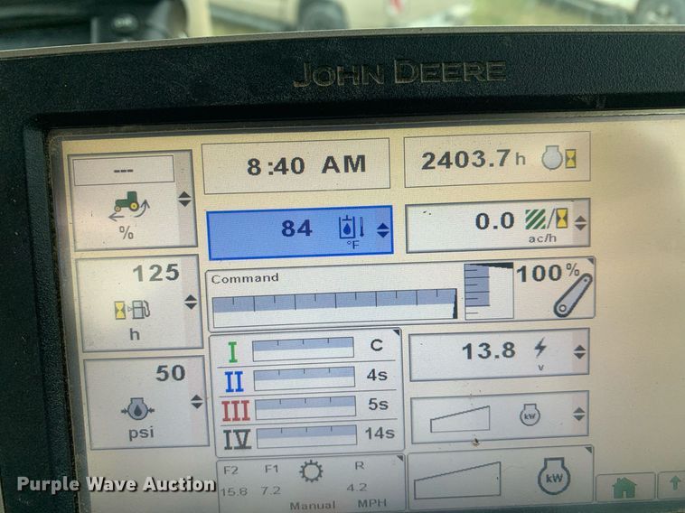 image for item DP8733 2013 John Deere 7215R MFWD tractor