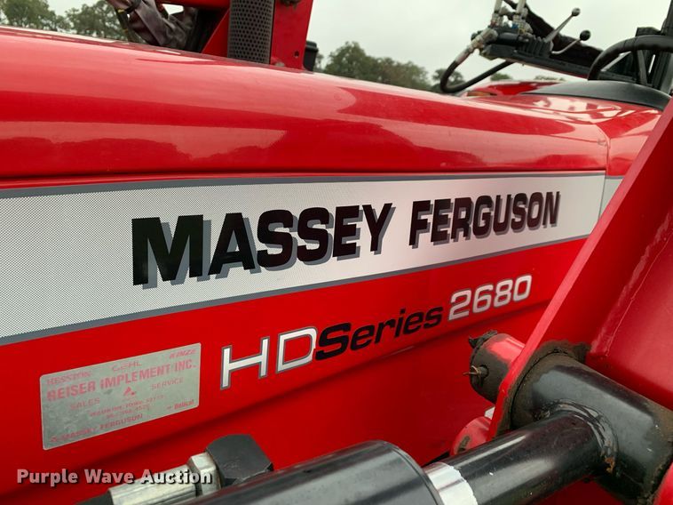 image for item DP8745 2011 Massey Ferguson 2680 HD  MFWD tractor