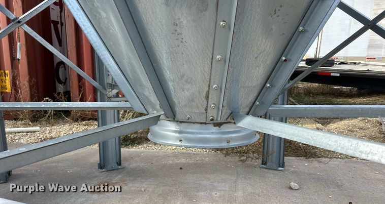 image for item DQ1042 (4) galvanized feed bins