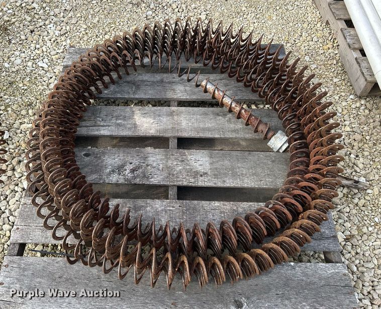 image for item DQ1042 (4) galvanized feed bins