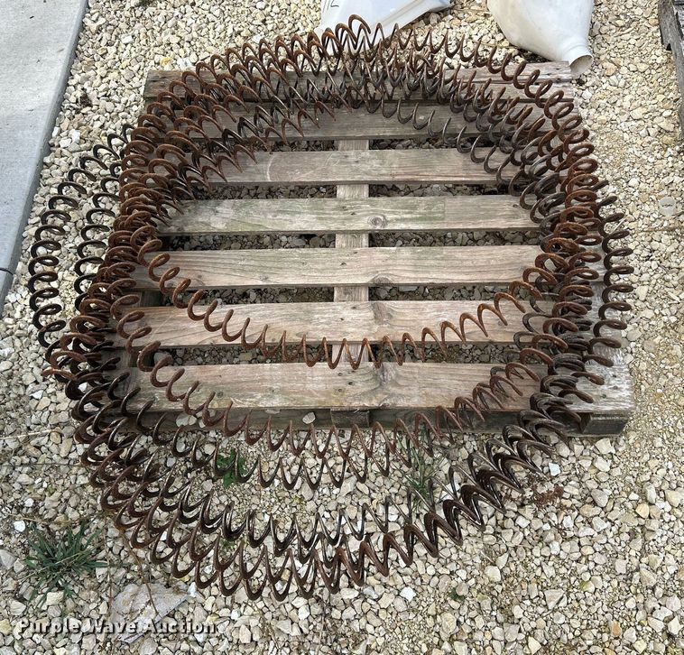 image for item DQ1042 (4) galvanized feed bins