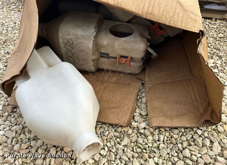 image for item DQ1042 (4) galvanized feed bins