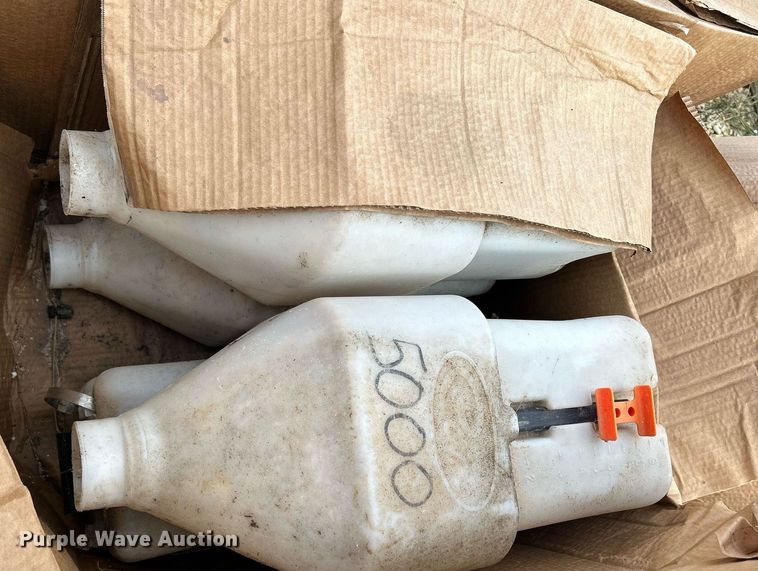 image for item DQ1042 (4) galvanized feed bins