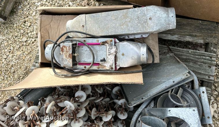 image for item DQ1042 (4) galvanized feed bins