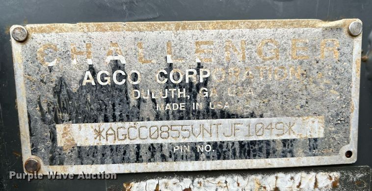 image for item DQ2257 2008 Caterpillar Challenger MT855B  crawler tractor