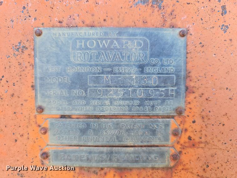 image for item DR3427 Howard Rotavator M-130  rototiller