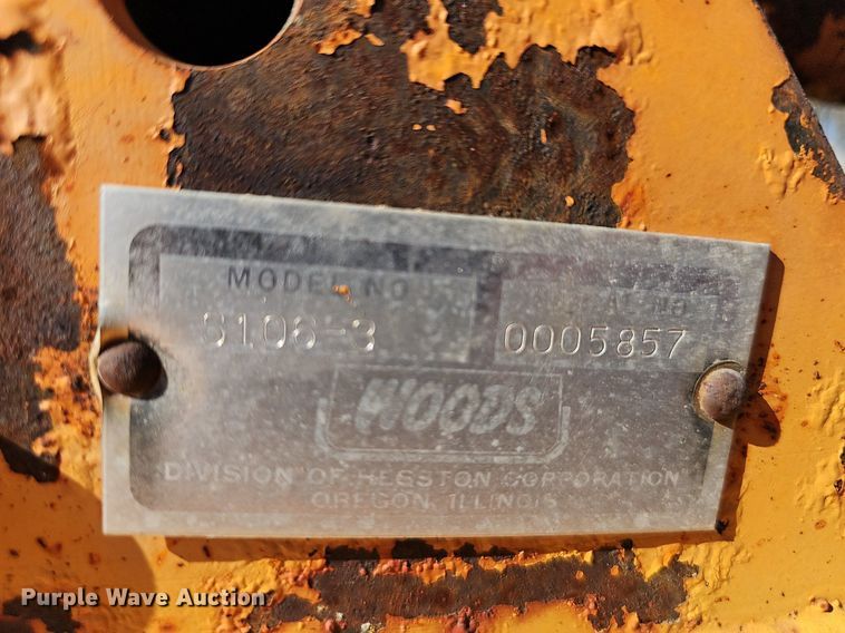 image for item DR3428 Woods 8106-3  side boom rotary mower