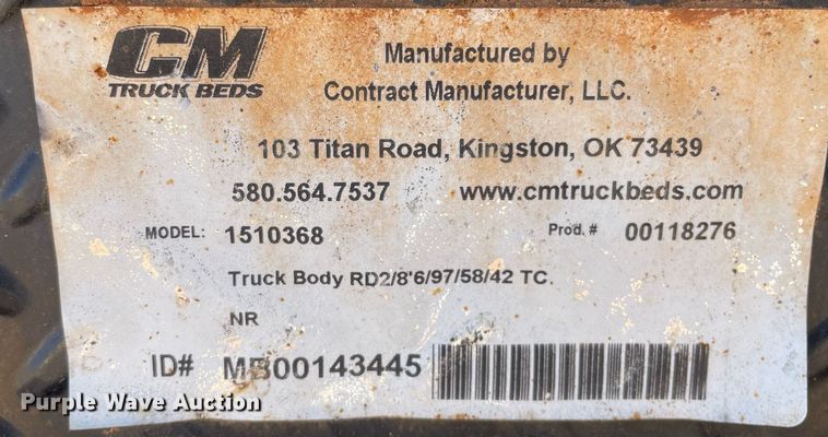 image for item GG9792 CM 1510368  flatbed pickup truck bed