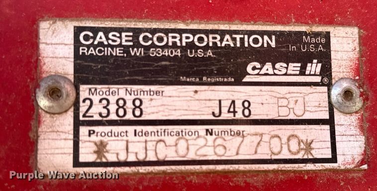 image for item GG9834 2000 Case IH 2388 Axial-Flow  combine