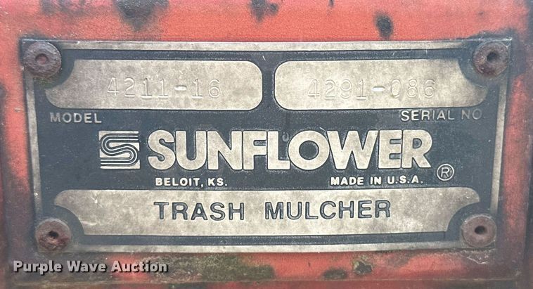 image for item IU9145 Sunflower 4211  mulch finisher