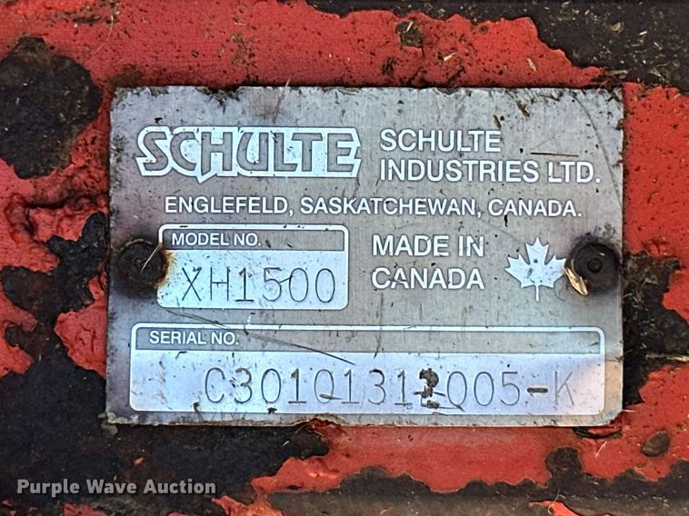 image for item KT9148 Schulte XH1500 batwing rotary mower