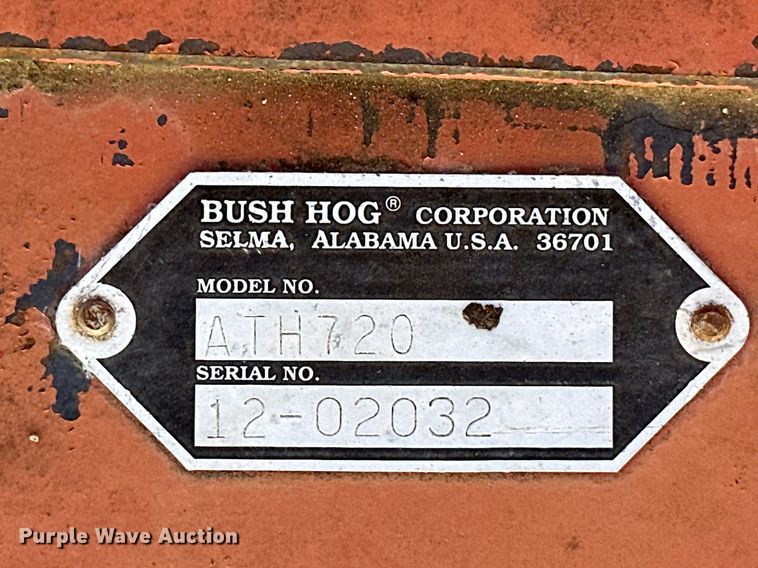 image for item KT9214 Bush Hog ATH720  finish mower