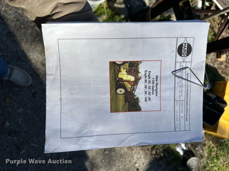 image for item KT9218 Hardi Navigator NP1100  sprayer