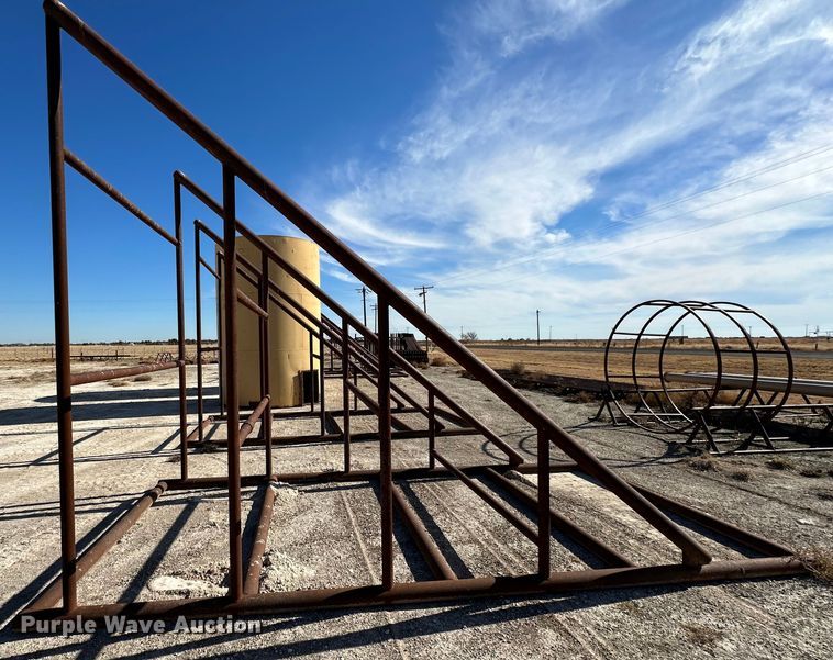 image for item KX9720 Grain bin stand with tank