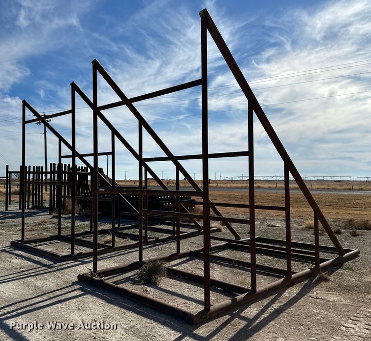image for item KX9723 (2) grain bin stands
