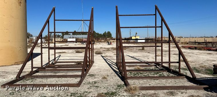 image for item KX9723 (2) grain bin stands