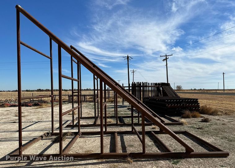 image for item KX9723 (2) grain bin stands