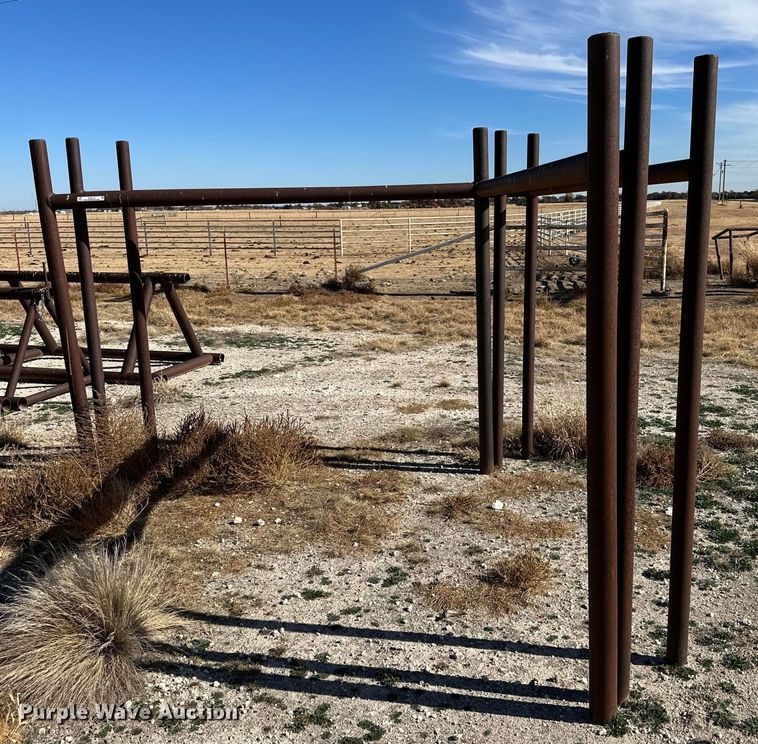 image for item KX9724 (3) 12' W x 7' H pipe fence corners