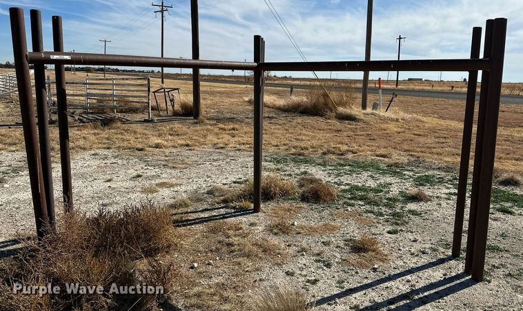 image for item KX9724 (3) 12' W x 7' H pipe fence corners