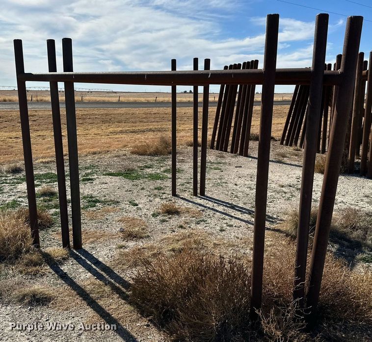 image for item KX9724 (3) 12' W x 7' H pipe fence corners