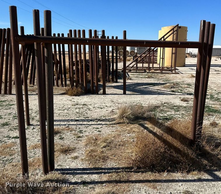 image for item KX9724 (3) 12' W x 7' H pipe fence corners