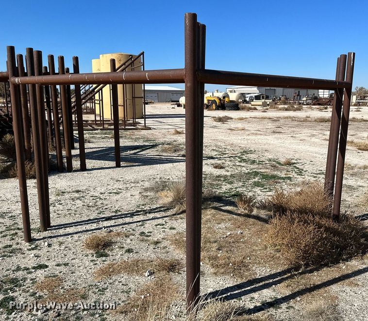 image for item KX9724 (3) 12' W x 7' H pipe fence corners