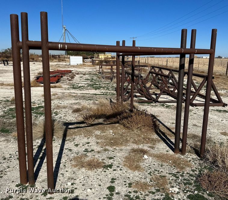 image for item KX9724 (3) 12' W x 7' H pipe fence corners