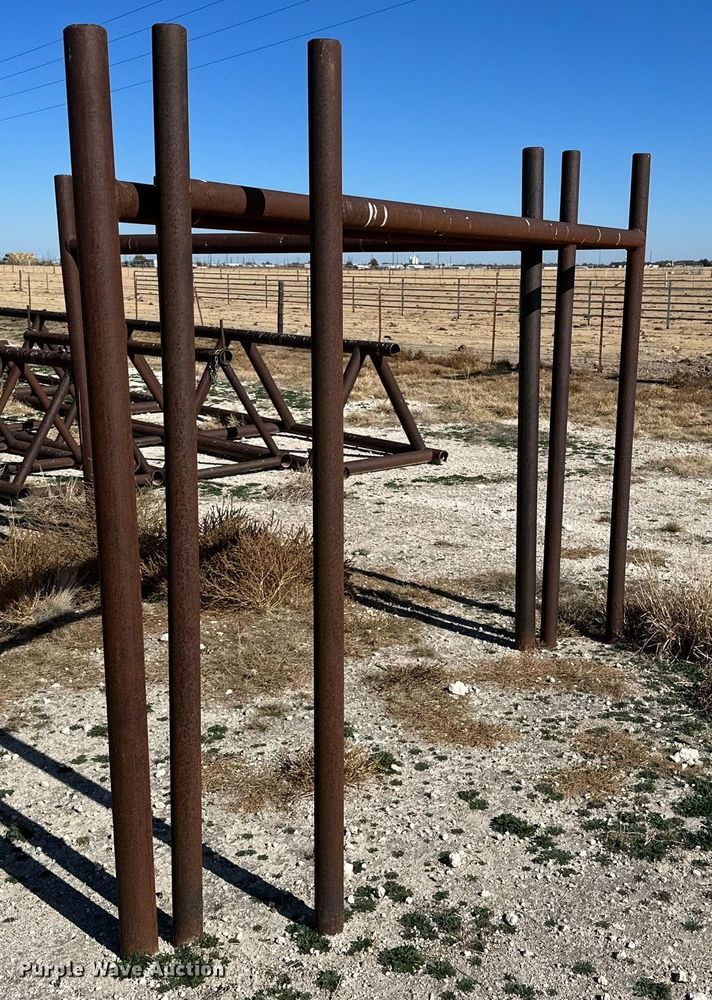 image for item KX9724 (3) 12' W x 7' H pipe fence corners
