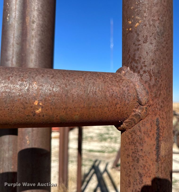 image for item KX9724 (3) 12' W x 7' H pipe fence corners