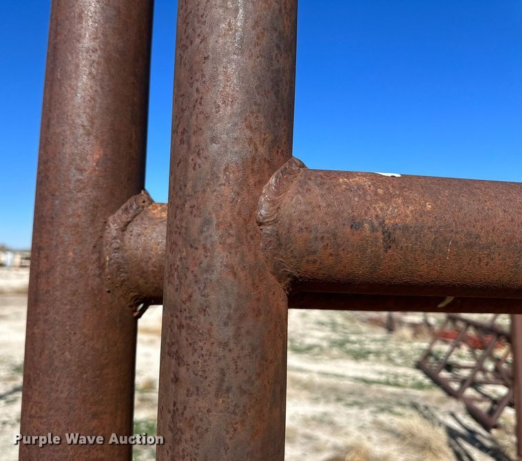 image for item KX9724 (3) 12' W x 7' H pipe fence corners