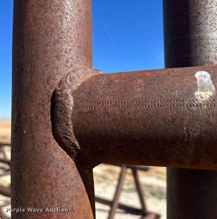 image for item KX9724 (3) 12' W x 7' H pipe fence corners