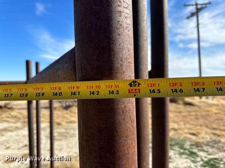 image for item KX9724 (3) 12' W x 7' H pipe fence corners