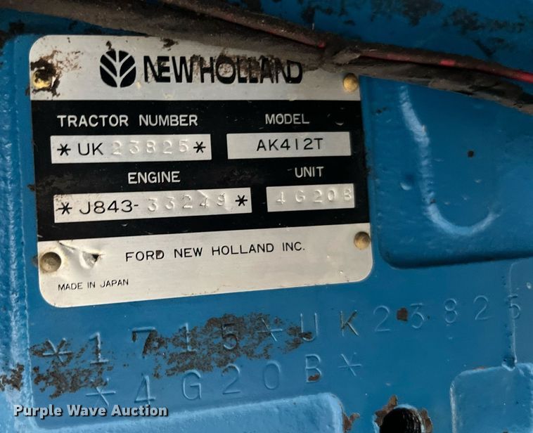 image for item LU9825 1994 Ford 1715  MFWD tractor