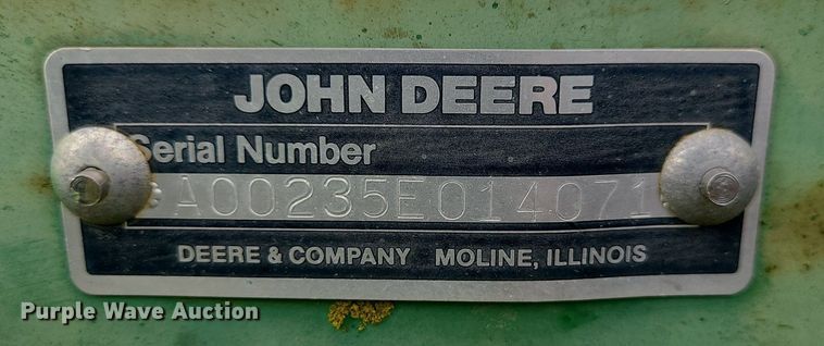 image for item MJ9455 John Deere 235  disk