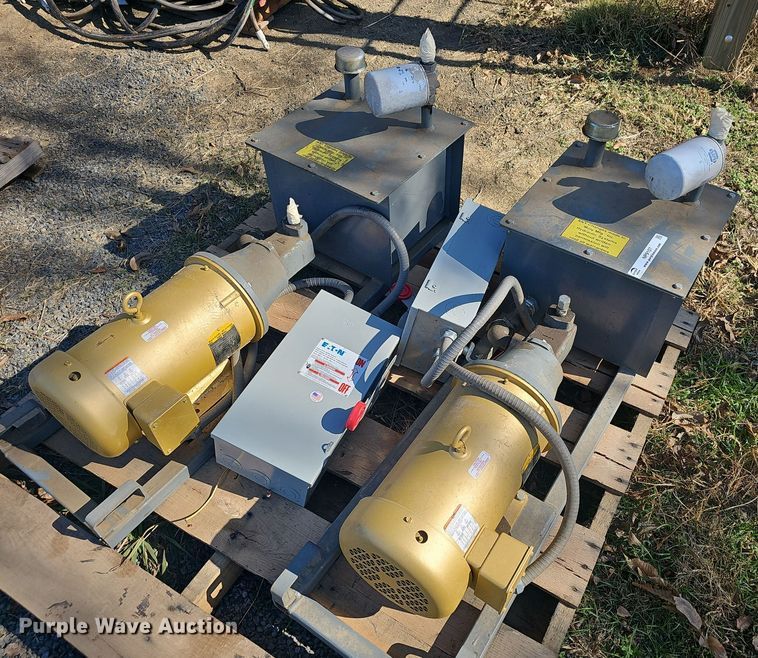 image for item NP9107 (2) Baldor hydraulic pumps