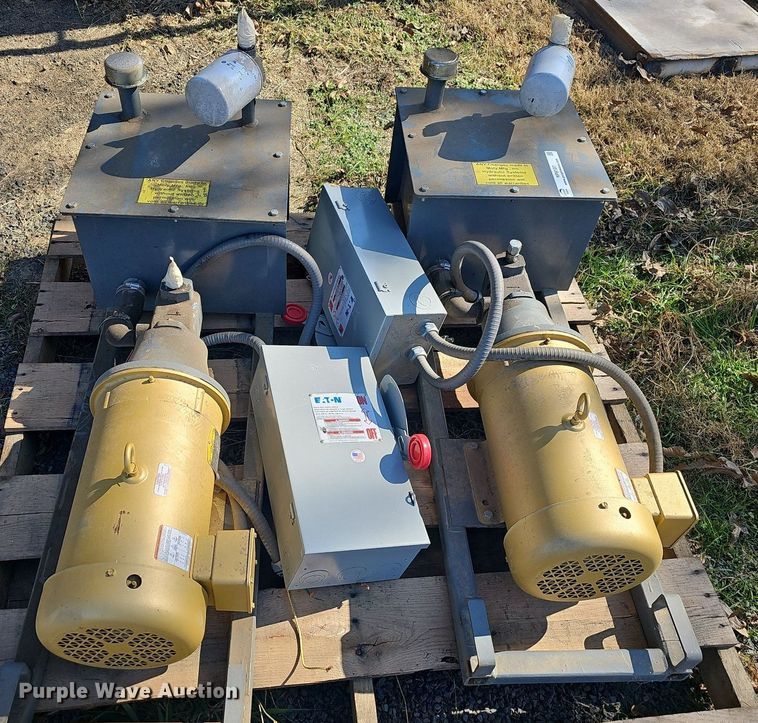 image for item NP9107 (2) Baldor hydraulic pumps