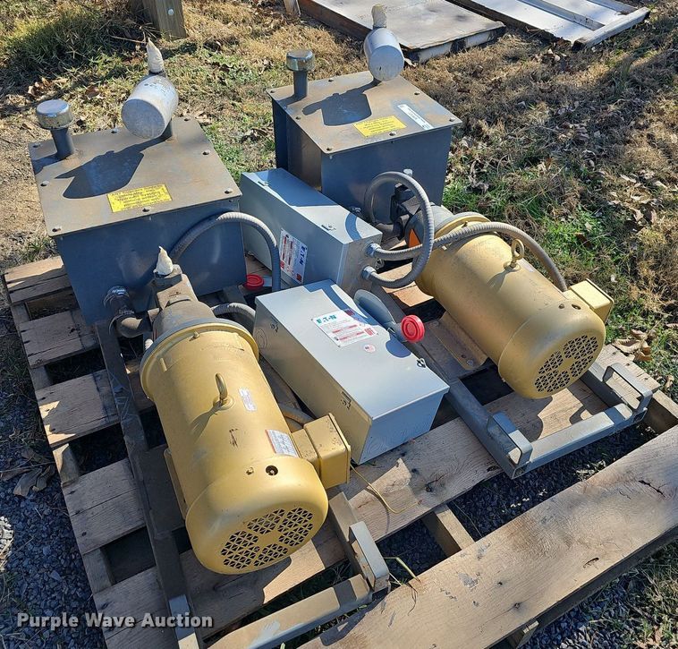 image for item NP9107 (2) Baldor hydraulic pumps