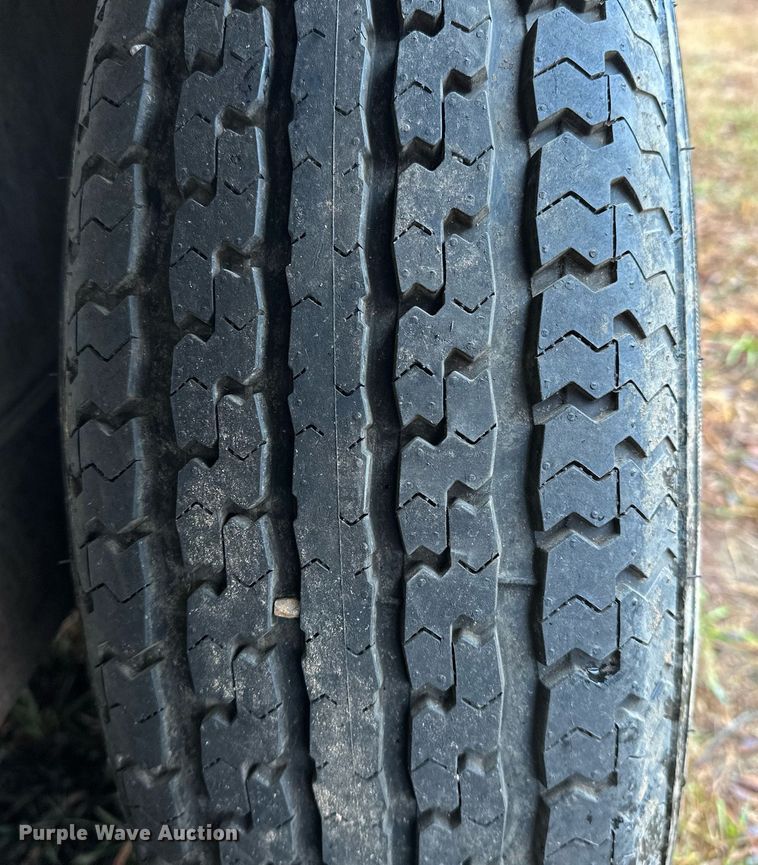 image for item NQ9491 2005 Platinum Silver  horse trailer