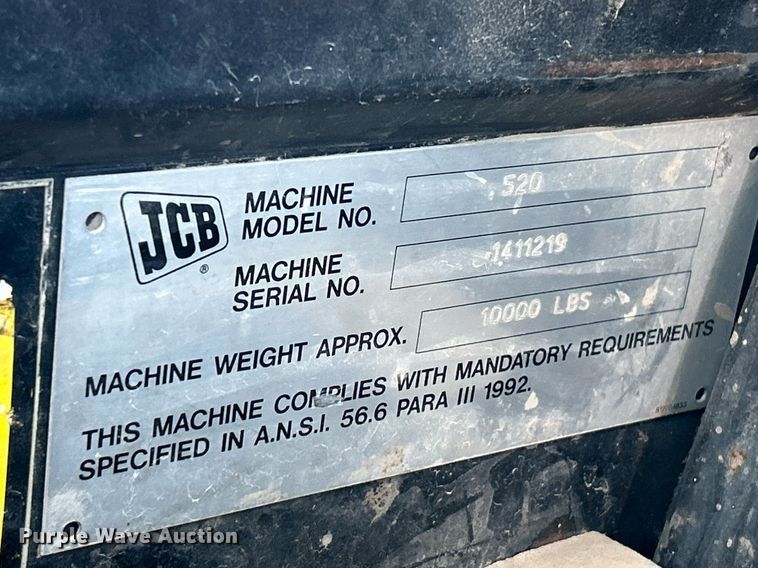 image for item NR9338 2007 JCB 520 telehandler