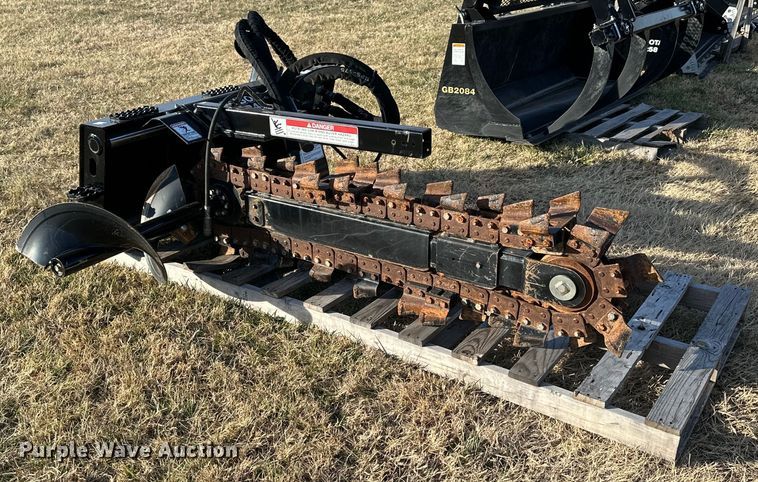 image for item OK9194 Kubota TR48  skid steer trencher